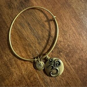 Alex and Ani Ohm charm bracelet